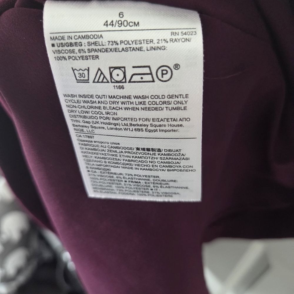 Banana Republic Deep Purple Midi Dress - Picture 8 of 9